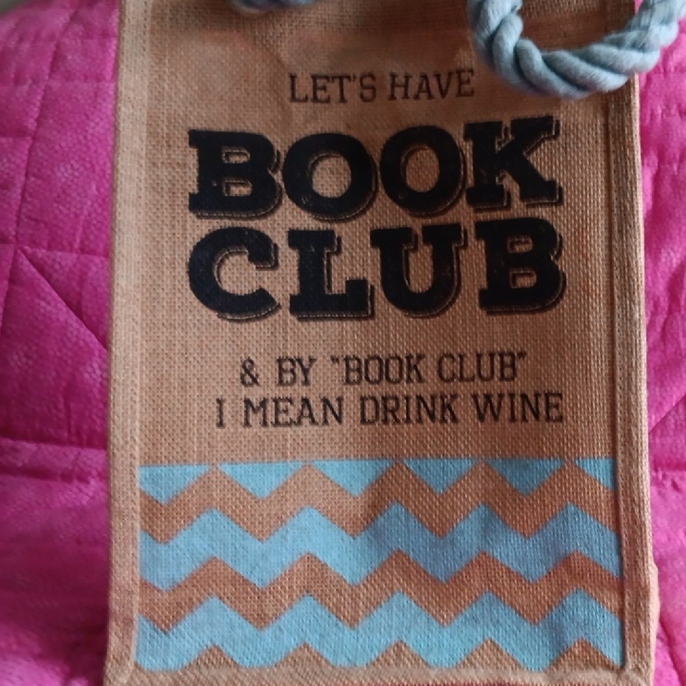Chevron Pattern Wine Tote